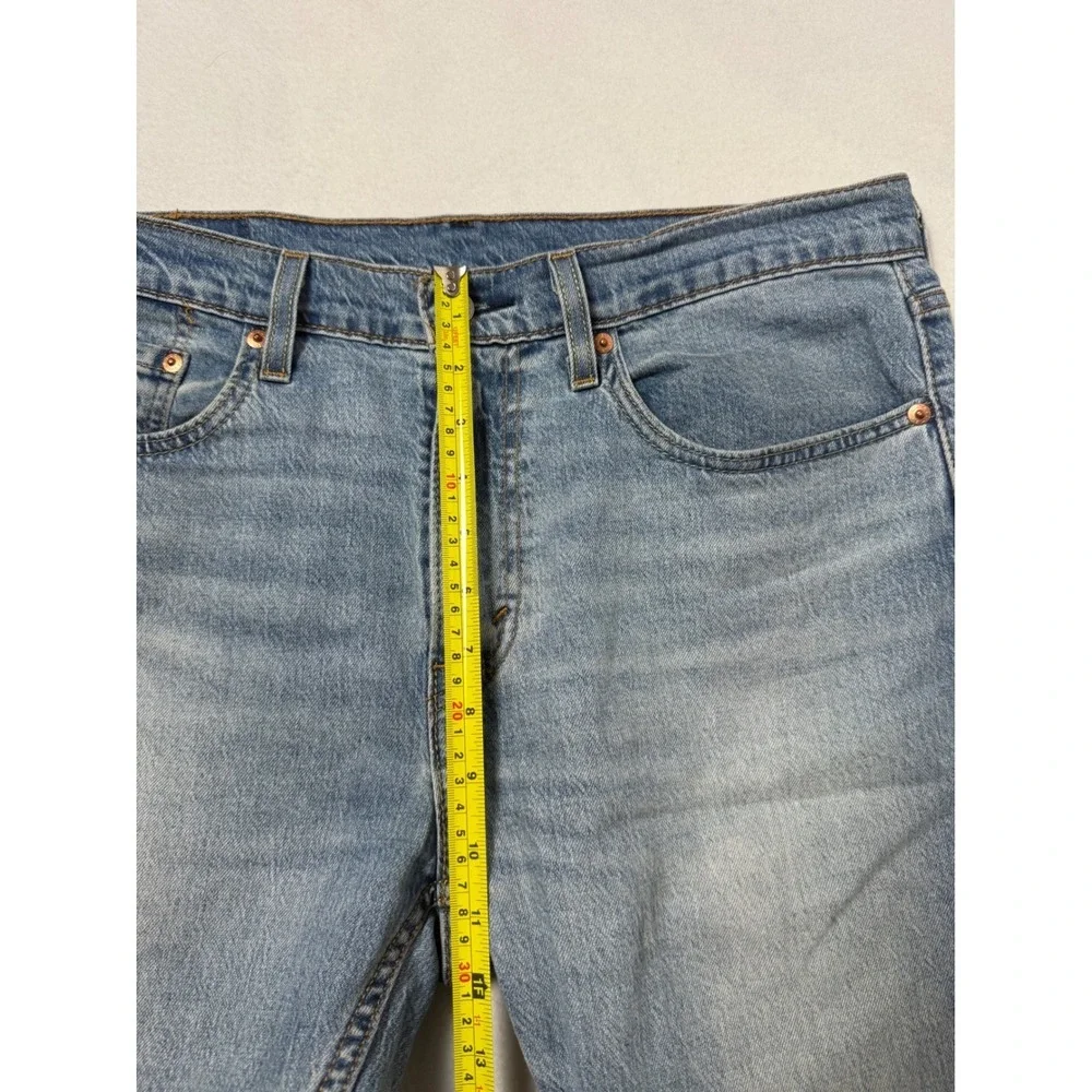 Levis 527 Slim Bootcut Jeans Men 32x32 Light Wash Blue Denim Water Less 527-0539